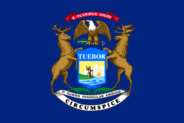 Michigan flag